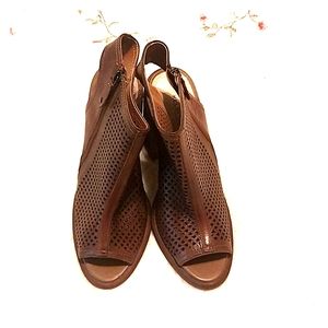 Chunky heeled booties